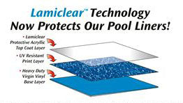 pool liner Lamiclear diagram