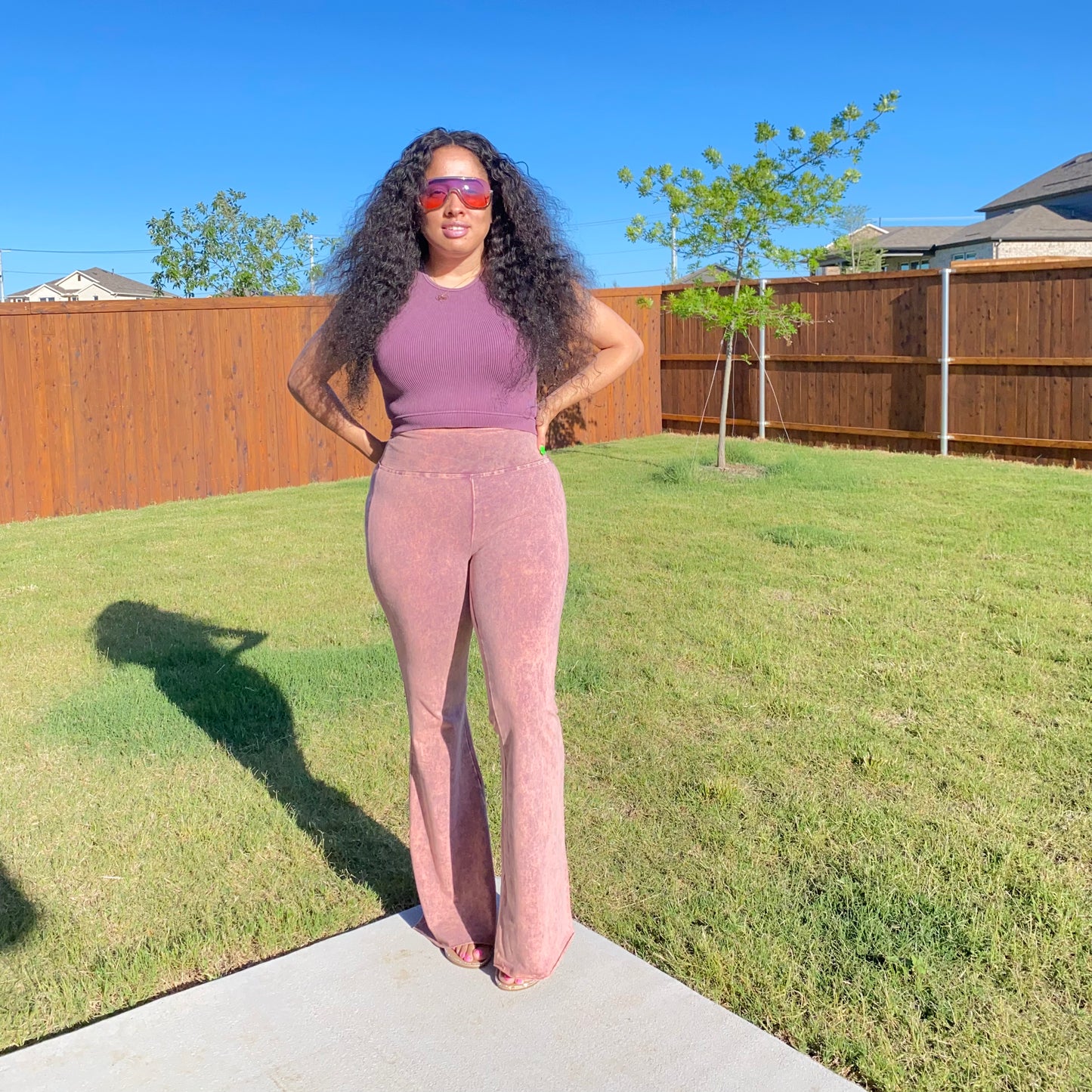 ACID WASH SET - BERRY