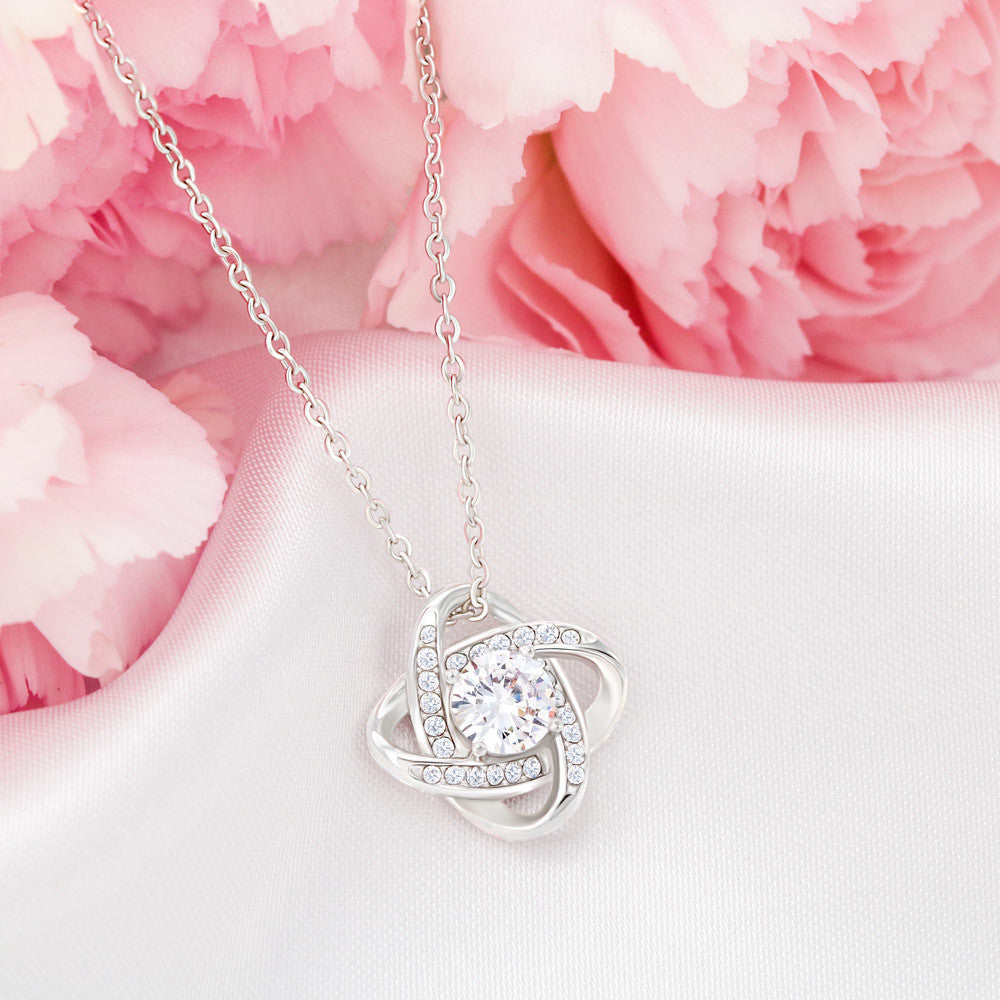 13TH WRAPPED LOVE KNOT NECKLACE GIFT SET