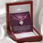 Wife, I Know I Don't Say It, Love Knot Necklace, 5