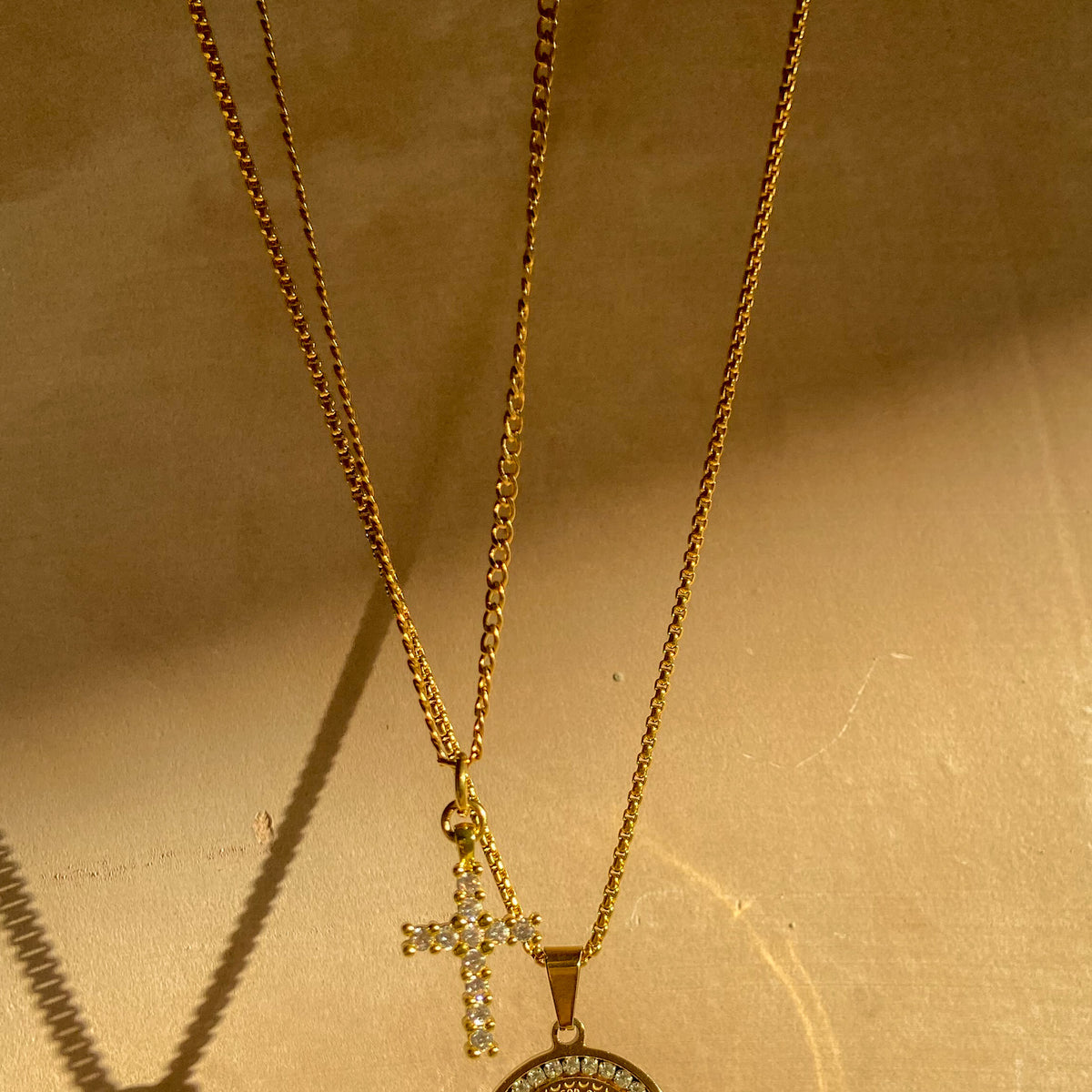 xixi cross necklace