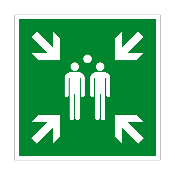 Fire Assembly Point Symbol Sign – PVC Safety Signs