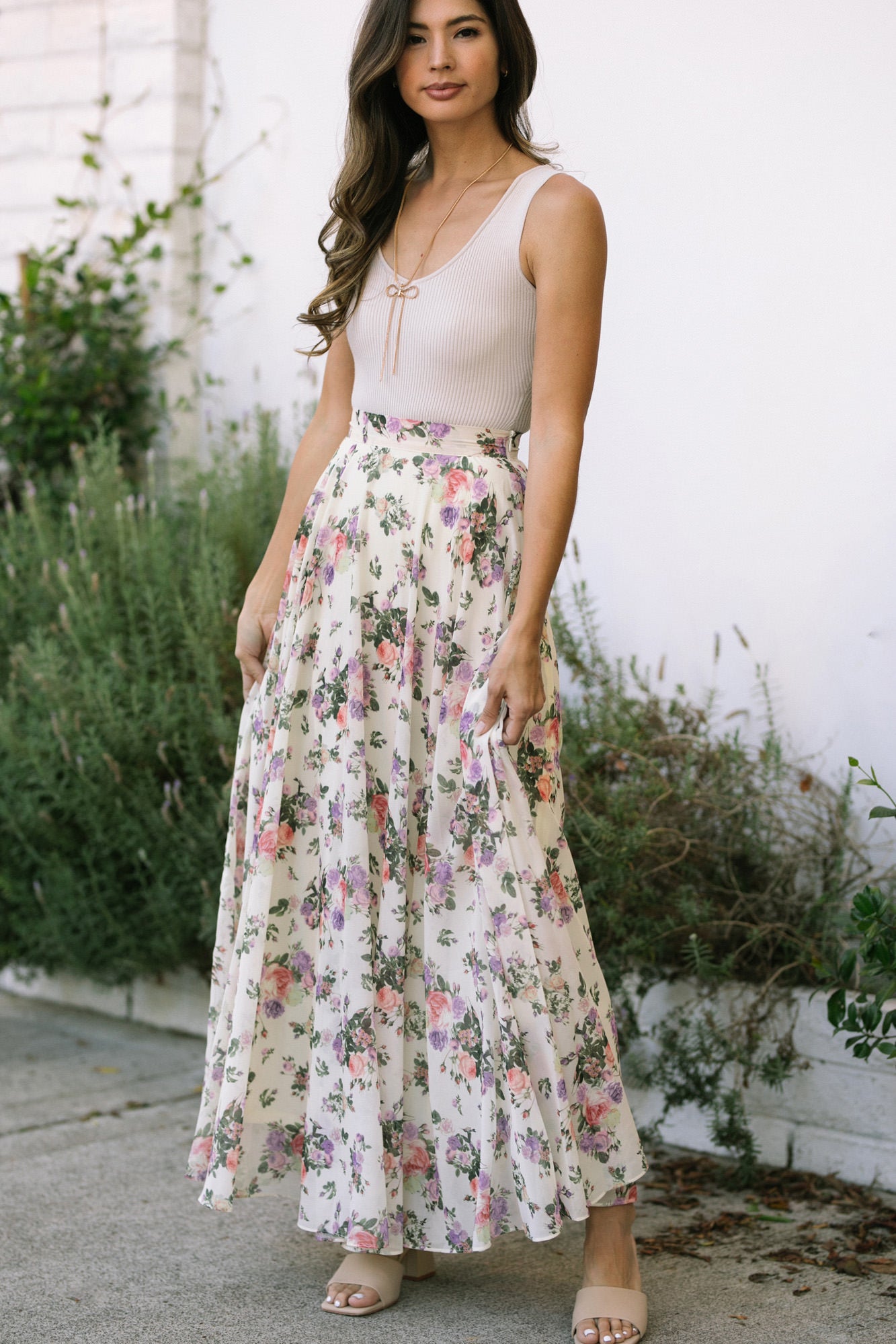 Genesis Floral Maxi - Morning Boutique Skirts