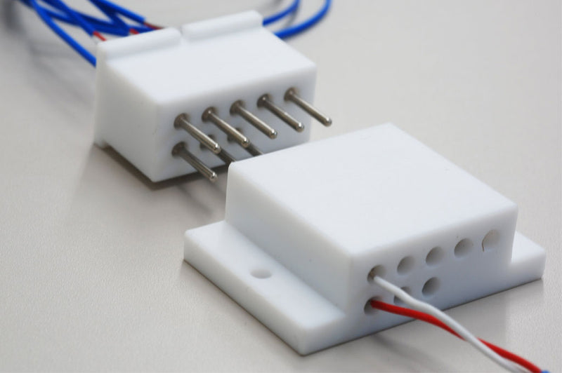 Custom 8-Pole Rectangular Connector by Globetech