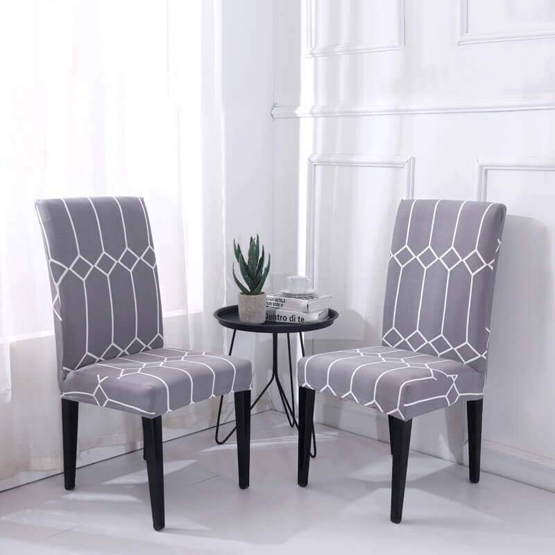 grey dining room chair covers