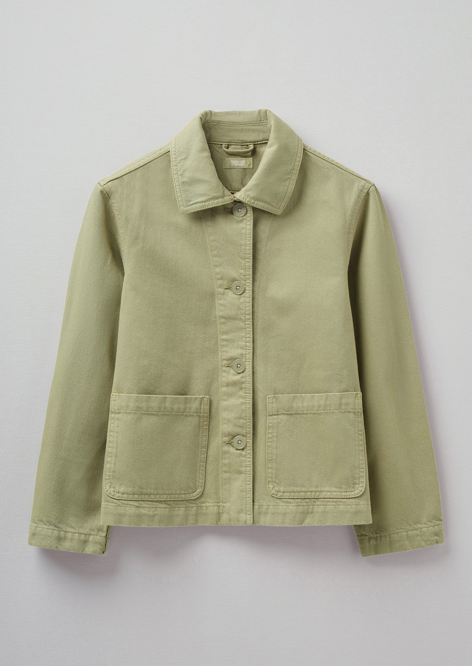 Garment Dyed Organic Workwear Jacket | Stone