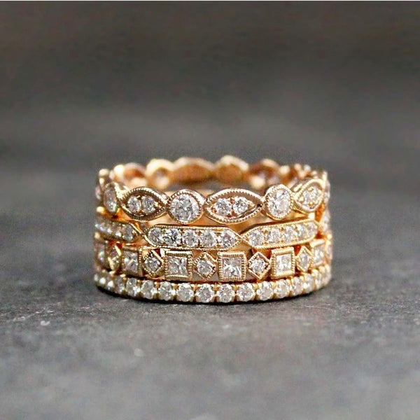 House collection ring stack