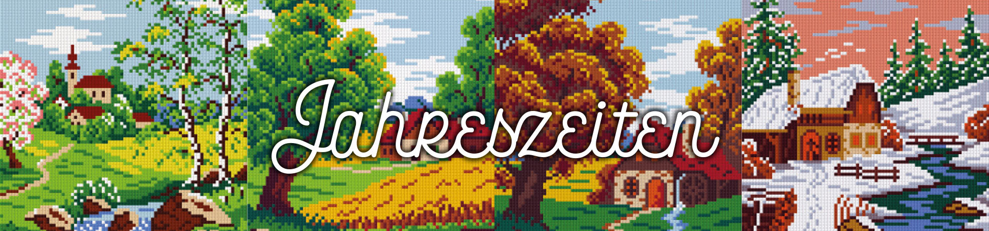 Pixelhobby Klassik Vorlagen Jahreszeiten