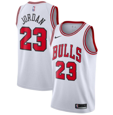 white and red jordan jersey