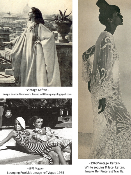Lindsey Brown Resortwear Vintage Kaftans Vogue 1975