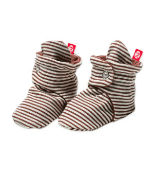 zutano striped booties