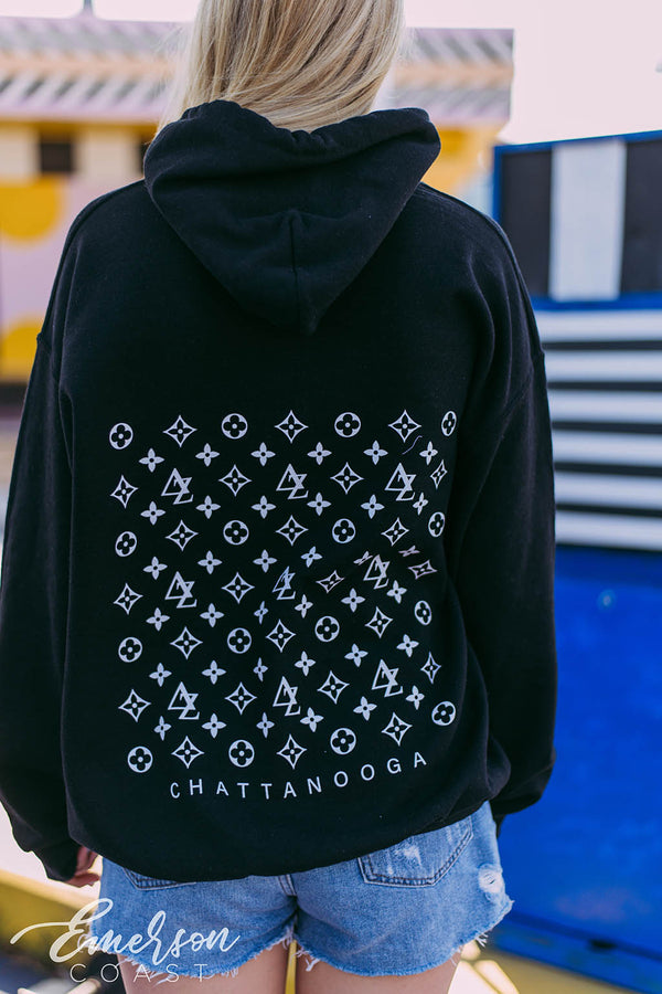 LUMINOUS LOGO HOODIE / BLK vaultroom | accentdental.com.au