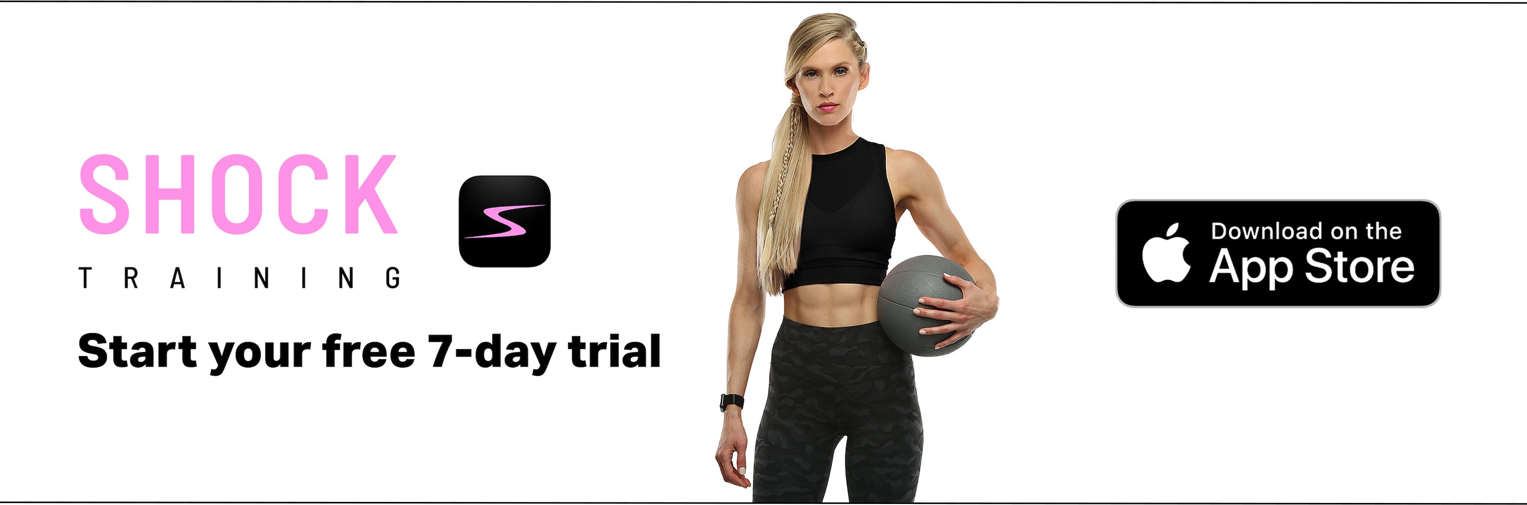 Download the SHOCK Women's Fitness App
