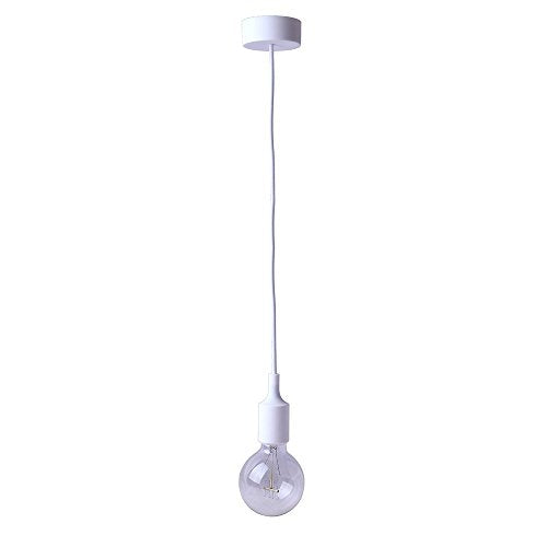 white pendant light cord