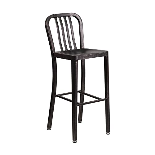 black barstool chairs