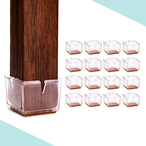 square felt chair leg floor protectors