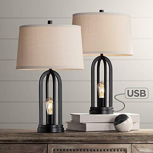 industrial lamp with usb