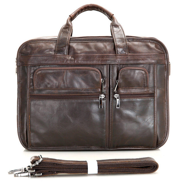 genuine leather laptop bag