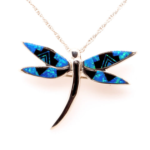 David Rosales Black Beauty Dragonfly Pendant