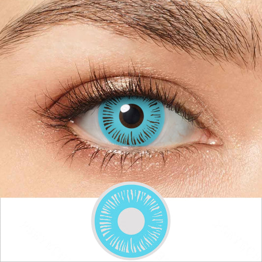 Ice Blue Shiva Contact Lenses