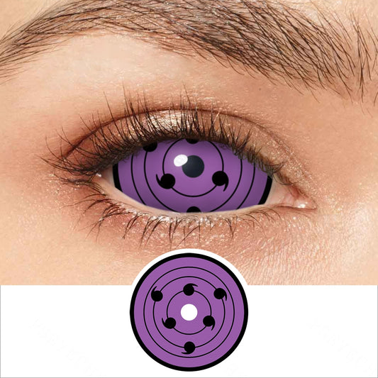 Sasuke 6 Tomoe Rinnegan Sclera Contacts (Purple) - PsEYEche