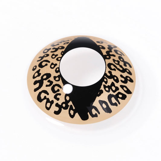 Brown Cheetah Cat Eye Contacts - PsEYEche