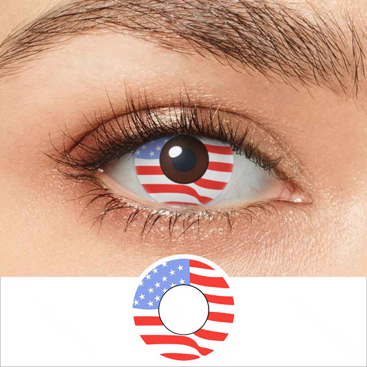 American Flag Contacts - PsEYEche