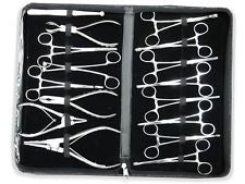 Piercing Set (16) for Tongue, Navel and Body