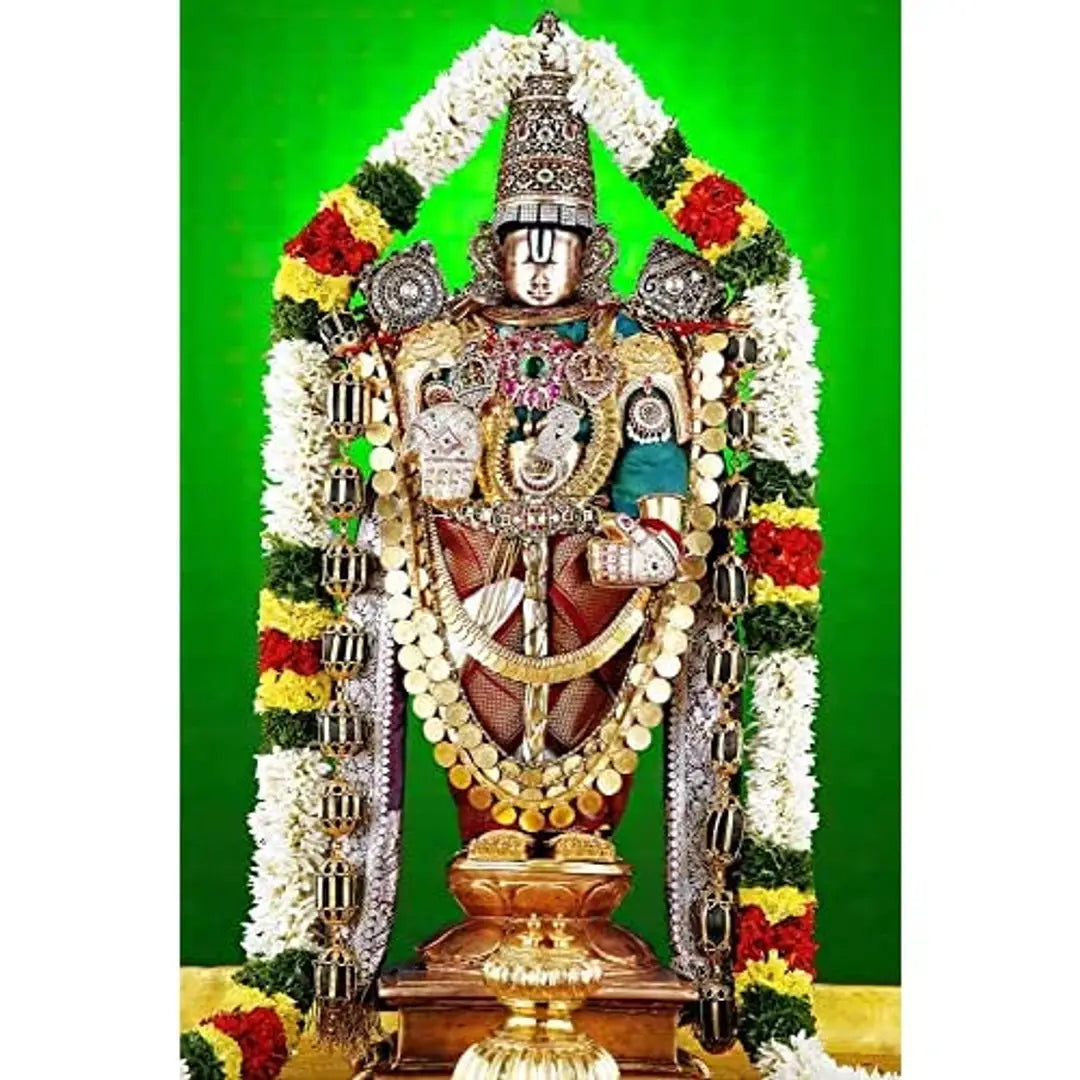 British Terminal Lord venkateswara Swamy Painting Poster Waterproof Vi