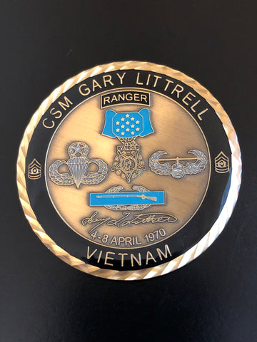 Medal of Honor (MoH) Recipient CSM Gary Littrell ...