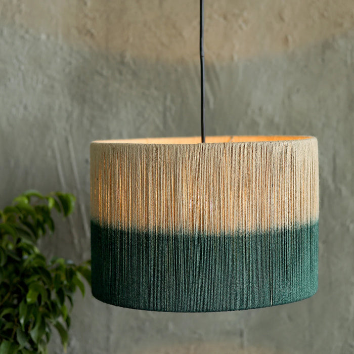 Afreen Green Squat Hanging Lamp Afreen Green Squat Hanging Lamp