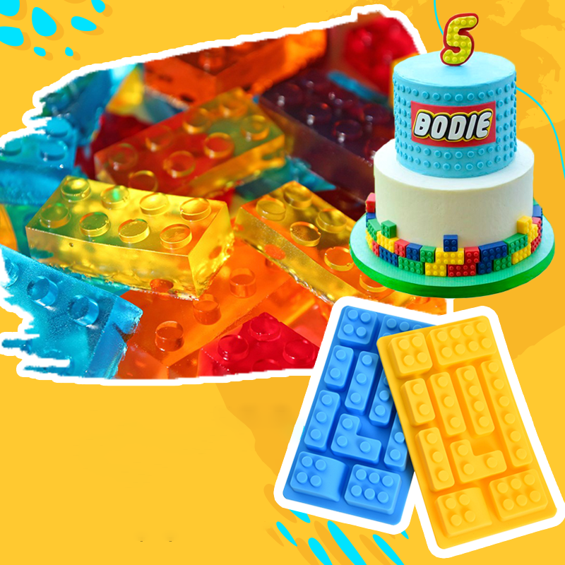 boog overhead Tomaat CandyBlox™ - Eetbare Lego Blokjes Bakvorm – Deluxury