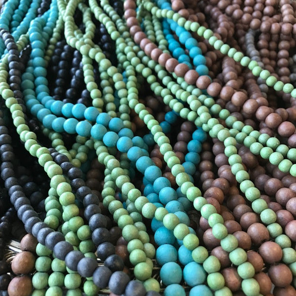 WOOD BEAD STRANDS ••• 50% OFF!!! •••