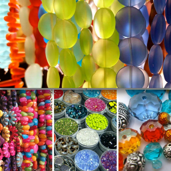 ALL GLASS Strands and "Loose" Beads... ••• 50% OFF!!! •••