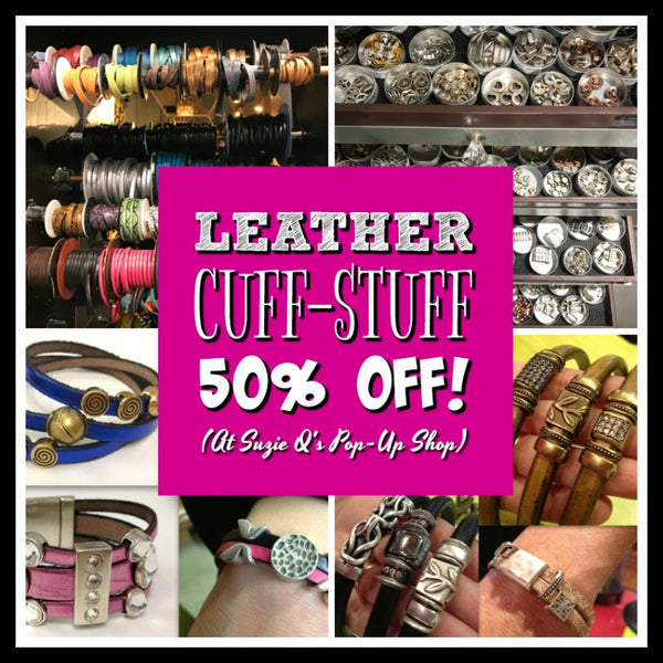 Leather Cuff-Stuff 50% Off