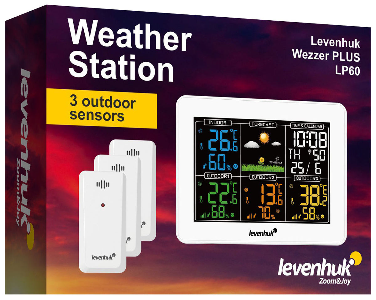 Levenhuk Wezzer PLUS LP60 Weather Station – Madeira Optics