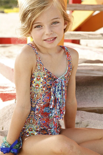 Peixoto Kids Hannah | Kids Fringe Accented One Piece