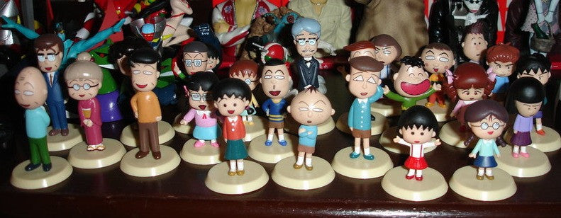 Popy Chibi Maruko Chan 24 Trading Collection Figure Set Used - Lavits Figure