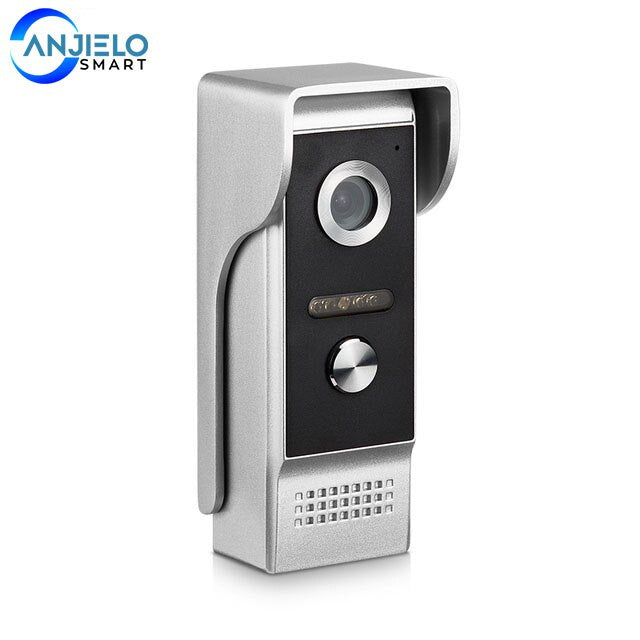 Video Door Phone Intercom System with 7 inch HD Color Monitor Remote Control Unlock Record by Tuya App for Home Security