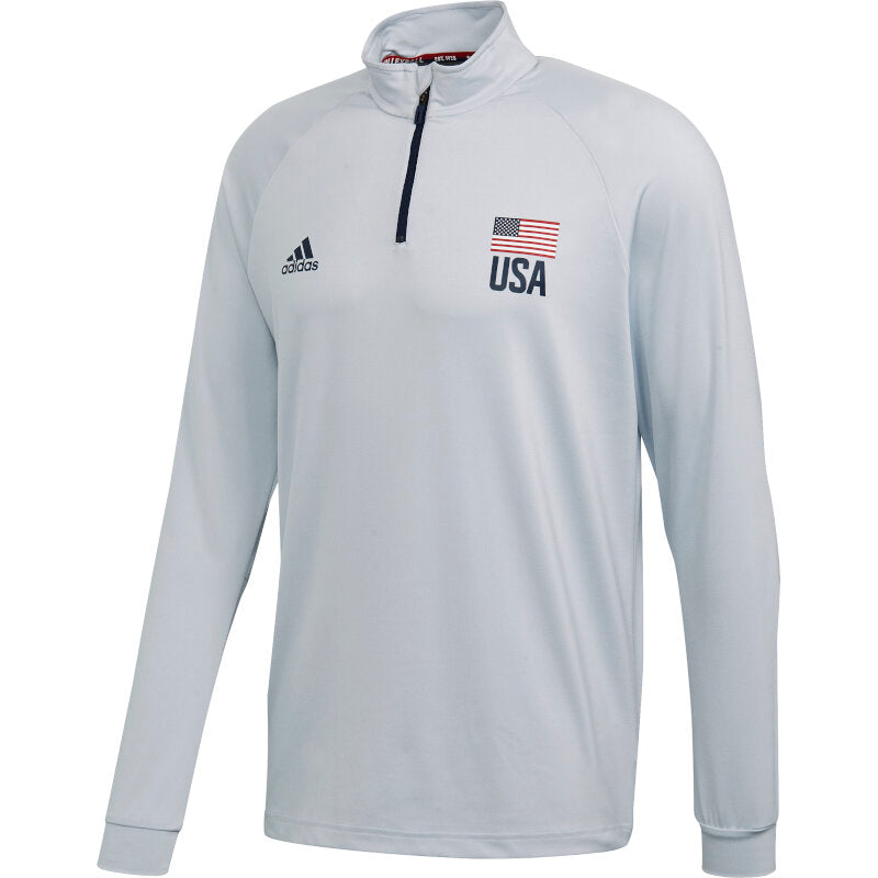 Official USA Volleyball Adidas Quarter Zip | USA Volleyball Store ...