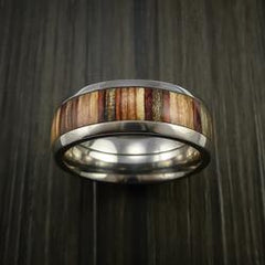 Exotic Hardwood Men’s Wedding Band