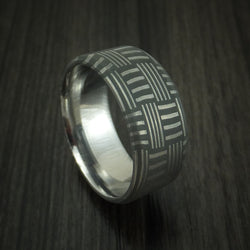 Basketweave Damascus Steel Pattern