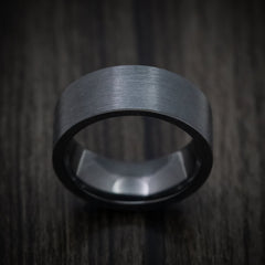 Black Titanium Men’s Wedding Band