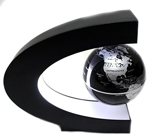 c shape magnetic levitation floating globe