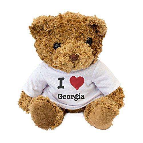 NEW I LOVE GEORGIA Teddy Bear Cute Cuddly Gift Present Birthday Valentine 