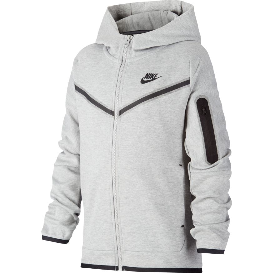 white nike fuzzy jacket