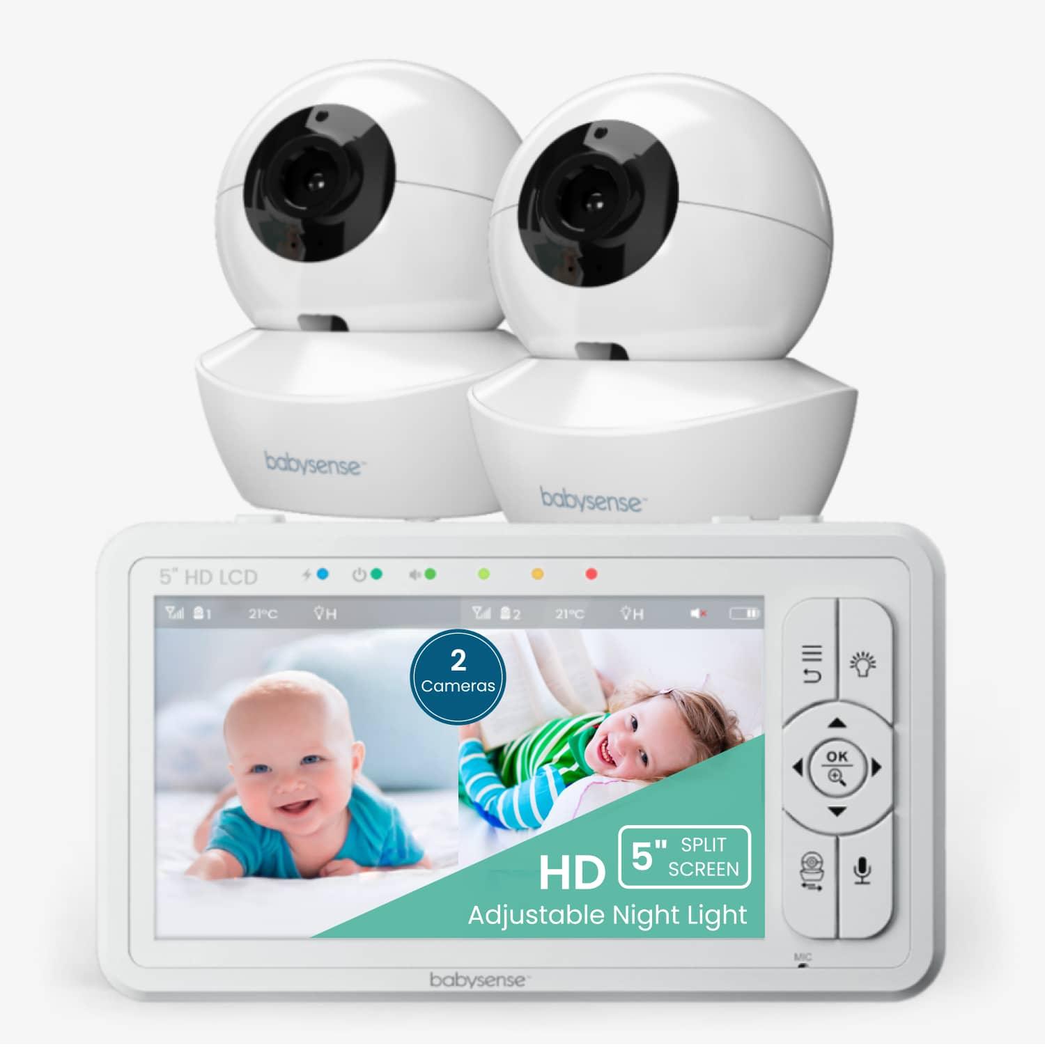 prijs verdrietig Flitsend 2 Camera Split Screen HD Split Screen Video Baby Monitor | Babysense