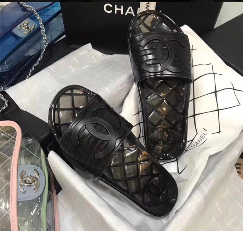 chanel jelly slide 219