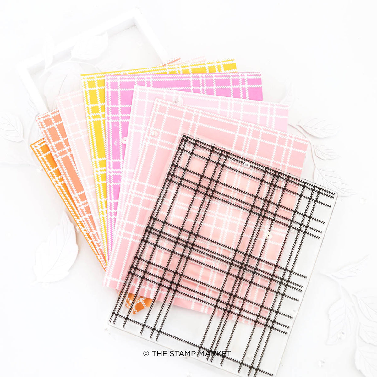 PLAID LINES STAMP – The Stamp Market