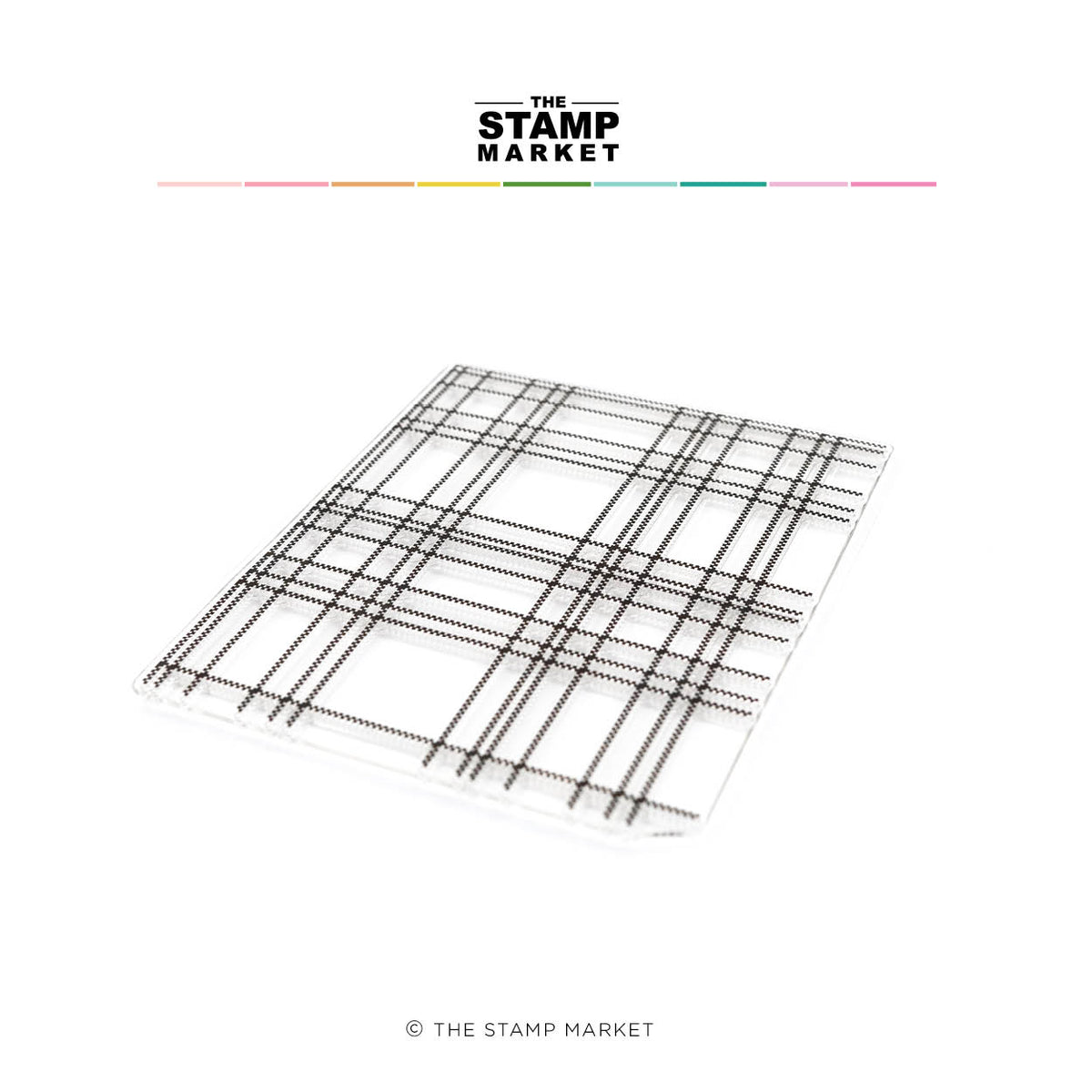 PLAID LINES STAMP – The Stamp Market